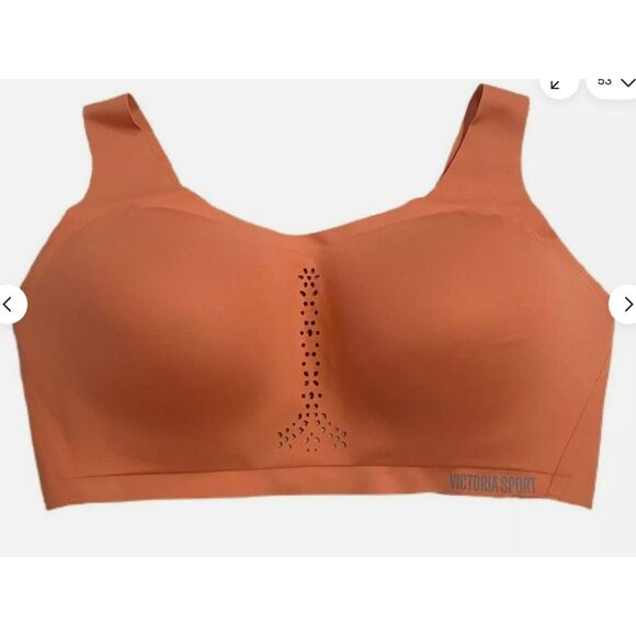 ~ Victoria Sport 32DD/E Angel Max Sports Bra Peach/Pink Firm Support Adjustable - Picture 14 of 14